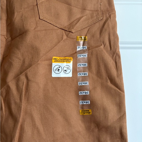 EDDIE BAUER Workwear Rugged Canvas Pants 38 x 32 Ballistic Duck 100% Cotton - Picture 7 of 10